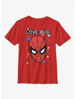 Superheroes Marvel Spider-Man Love Bug Youth T-Shirt
