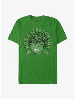 Superheroes Marvel Hulk Not A Leprechaun T-Shirt
