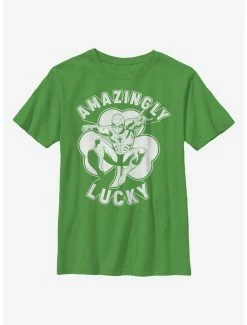 Superheroes Marvel Spider-Man Lucky Spidey Youth T-Shirt