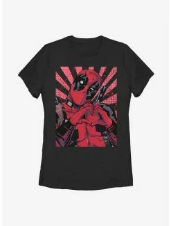 Superheroes Marvel Deadpool Closeheart Pool Womens T-Shirt