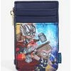 Superheroes Loungefly Marvel Thor: Love And Thunder Chibi Mighty Thor & Thor Cardholder - BoxLunch Exclusive