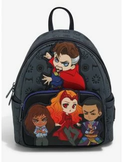 Superheroes Loungefly Marvel Doctor Strange In The Multiverse Of Madness Chibi Characters Mini Backpack - BoxLunch Exclusive