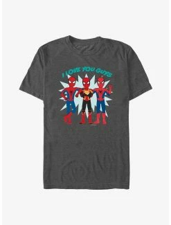 Superheroes Marvel Spider-Man Love You Spiders T-Shirt