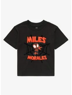 Superheroes Marvel Spider-Man Miles Morales Web Toddler T-Shirt - BoxLunch Exclusive