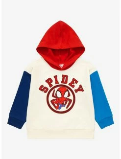 Superheroes Marvel Spider-Man Spidey Colorblock Toddler Hoodie - BoxLunch Exclusive