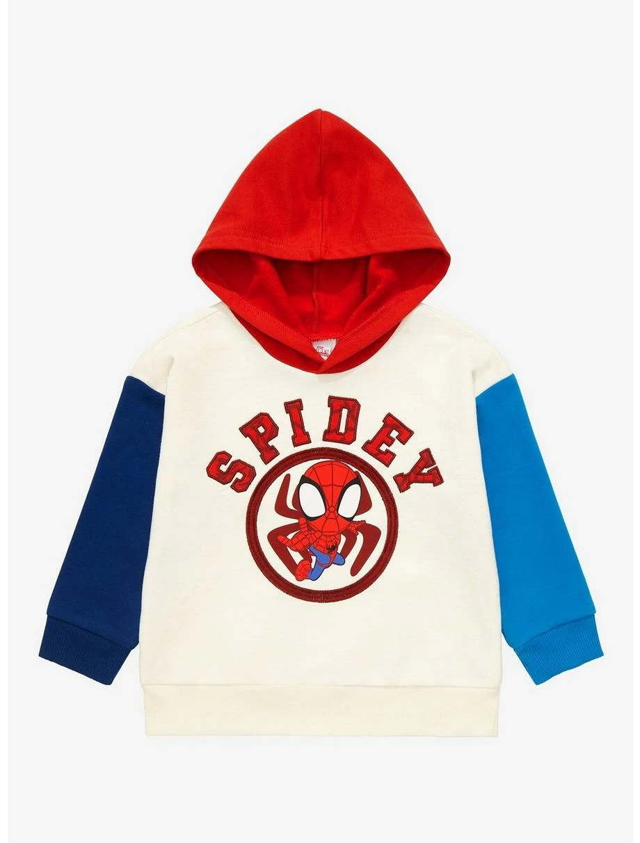 Superheroes Marvel Spider-Man Spidey Colorblock Toddler Hoodie - BoxLunch Exclusive