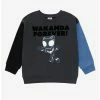 Superheroes Marvel Black Panther Wakanda Forever Color Block Crew Neck - BoxLunch Exclusive