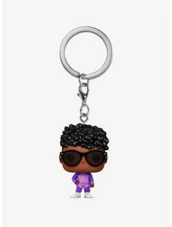 Superheroes Funko Pocket Pop! Keychain Marvel Black Panther: Wakanda Forever Shuri Diamond Collection Vinyl Keychain - BoxLunch Exclusive