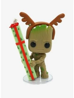 Superheroes Funko Pop! Marvel The Guardians Of The Galaxy: Holiday Special Groot Vinyl Figure