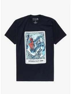 Superheroes Marvel Spider-Man Spider-Man 2099 Playing Card T-Shirt - BoxLunch Exclusive