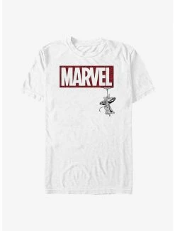 Superheroes Marvel Spider-Man Spiderweb Logo T-Shirt