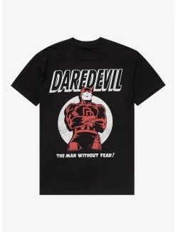 Superheroes Marvel Daredevil Comic Portrait T-Shirt - BoxLunch Exclusive