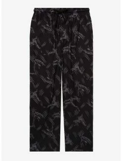 Superheroes Marvel Black Panther Slashing Allover Print Sleep Pants - BoxLunch Exclusive