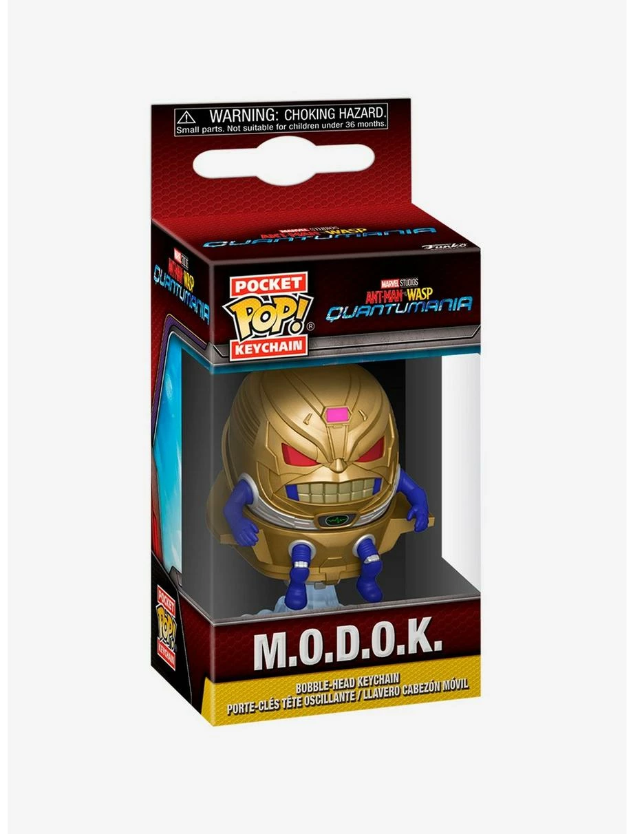 Superheroes Funko Pocket Pop! Marvel Ant-Man And The Wasp: Quantumania M.O.D.O.K. Vinyl Keychain - Image 2
