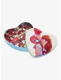 Superheroes Marvel Spider-Man & Mary Jane Kiss 300-Piece Puzzle - BoxLunch Exclusive