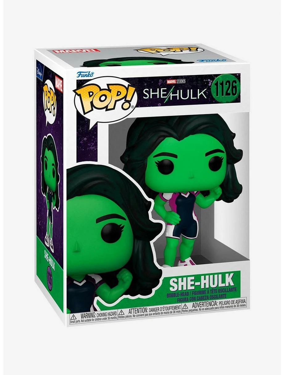 Superheroes Funko Pop! Marvel She-Hulk Vinyl Bobble-Head - Image 2