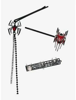 Superheroes Marvel Spider-Man: No Way Home Icons Hair Clip Set - BoxLunch Exclusive