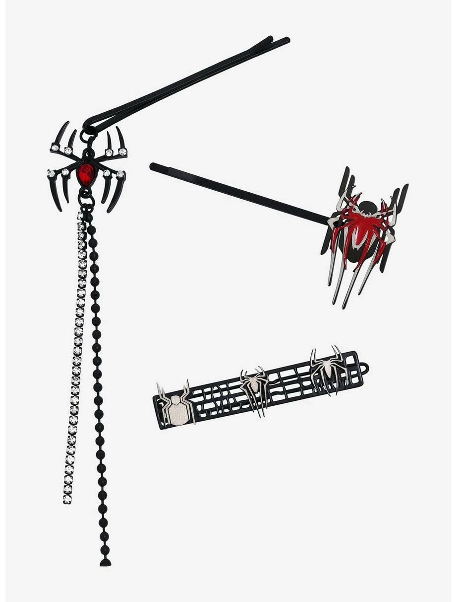 Superheroes Marvel Spider-Man: No Way Home Icons Hair Clip Set - BoxLunch Exclusive