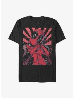 Superheroes Marvel Deadpool Close Heart Pool T-Shirt