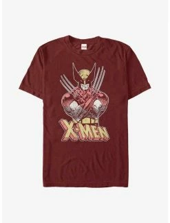 Superheroes Marvel X-Men Vintage Wolverine T-Shirt