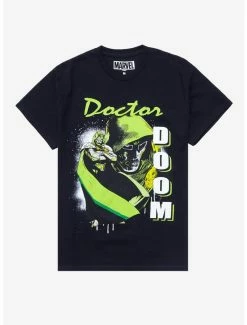 Superheroes Marvel Fantastic Four Doctor Doom Double Portrait T-Shirt - BoxLunch Exclusive
