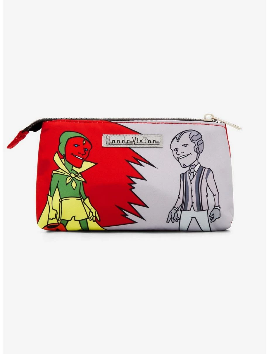 Superheroes Marvel WandaVision Retro Vision & Wanda Pencil Case - BoxLunch Exclusive