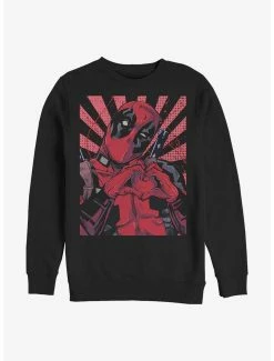 Superheroes Marvel Deadpool Heart Sweatshirt