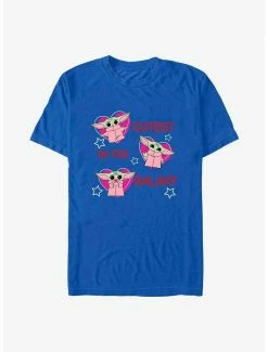 Television Star Wars The Mandalorian Grogu Cutest Valentine In The Galaxy T-Shirt
