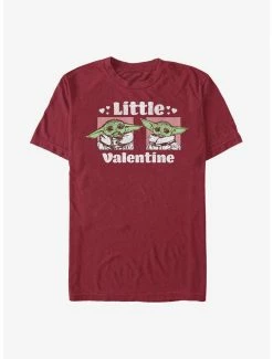 Television Star Wars The Mandalorian Grogu Little Valentine T-Shirt