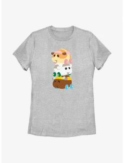 Television Pui Pui Molcar Triple Stack Womens T-Shirt