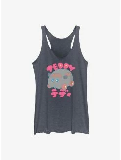 Television Pui Pui Molcar Teddy Simple Womens Tank Top