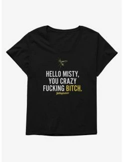 Television Yellowjackets Hello Misty Quote Womens T-Shirt Plus Size