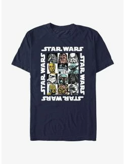 Online Exclusives Star Wars Galaxy Grid T-Shirt