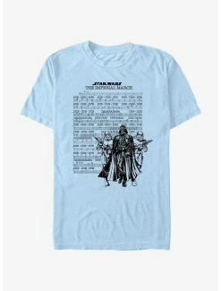 Online Exclusives Star Wars Imperial March Music Sheet T-Shirt