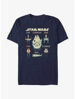Online Exclusives Star Wars Rebel Ships T-Shirt