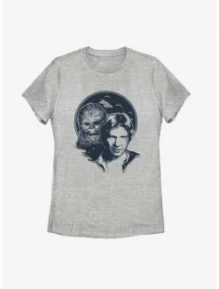 Online Exclusives Star Wars Han Solo & Chewbacca Womens T-Shirt