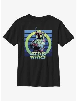 Online Exclusives Star Wars Boba Fett Portrait Youth T-Shirt