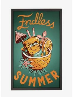Online Exclusives Spongebob Squarepants Endless Summer Colada Framed Poster