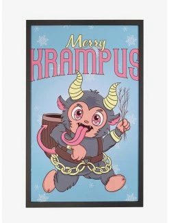 Online Exclusives Krampus Merry Krampus Framed Poster