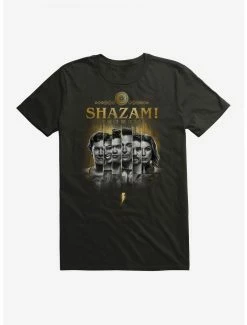 Superheroes DC Comics Shazam!: Fury Of The Gods Hero Panels T-Shirt